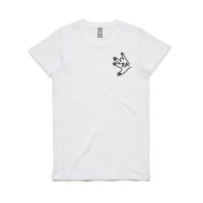 Womens Shawry Black Print Tee Thumbnail