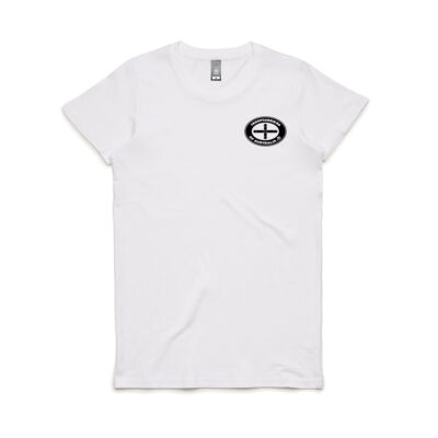 Womens Eureka Black Print Tee Thumbnail