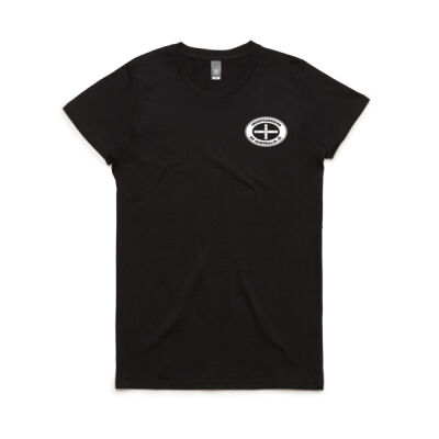 Womens Eureka White Print Tee Thumbnail